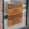 Signmission Employees Only Beyond This Point Bilingual OSHA Warning Sign, Vinyl Decal, 7in W x 10in L, 2PK OS-2PACK-WS-D-710-L-12598 - alternate 2